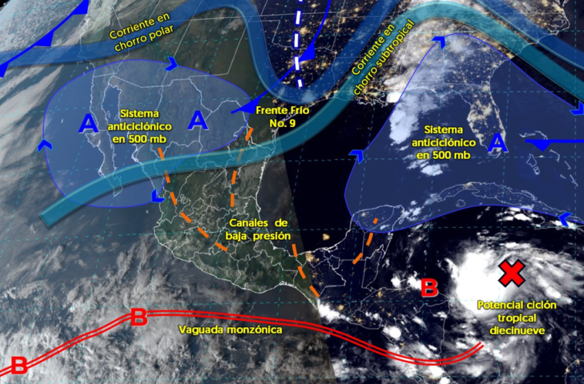  Se pronostican lluvias puntuales fuertes en el noreste y sureste de México – El Momento