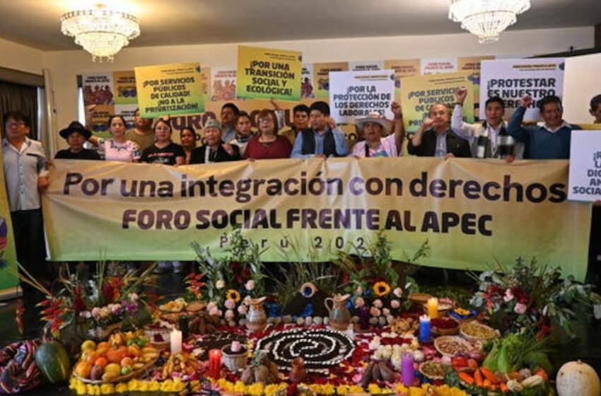  Foro social alternativo denuncia efectos negativos de APEC sobre el medio ambiente y los …