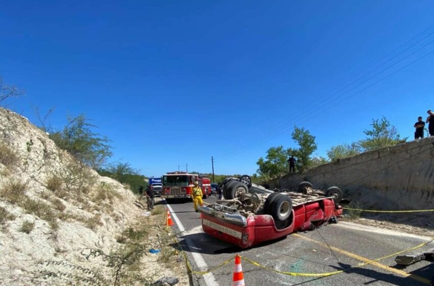  Choque en carretera federal de Baja Califonia Sur deja una persona muerta; hay un lesionado