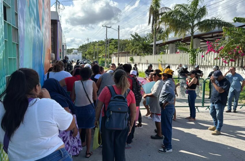  Violencia y extorsión: Familiares de reclusos del Cereso de Cancún continúan las manifestaciones