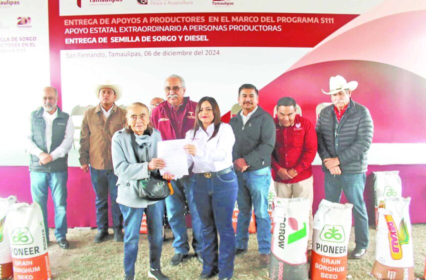  Llevan apoyos a productores – La Tarde de Reynosa