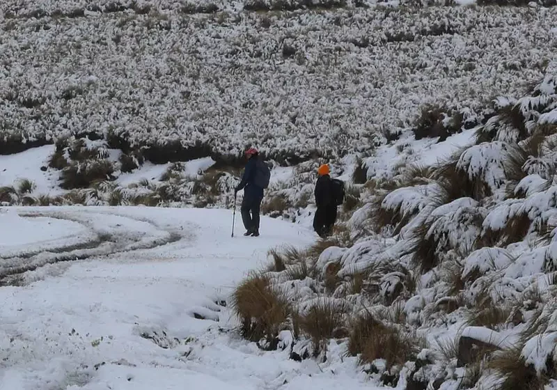  Invierno 2024 inicia con nieve en Iztaccíhuatl, Malinche, Nevado de Toluca y más regiones