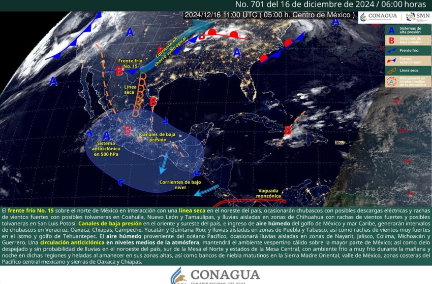  Se prevén rachas de viento fuertes a muy fuertes en zonas del noroeste, norte, noreste …