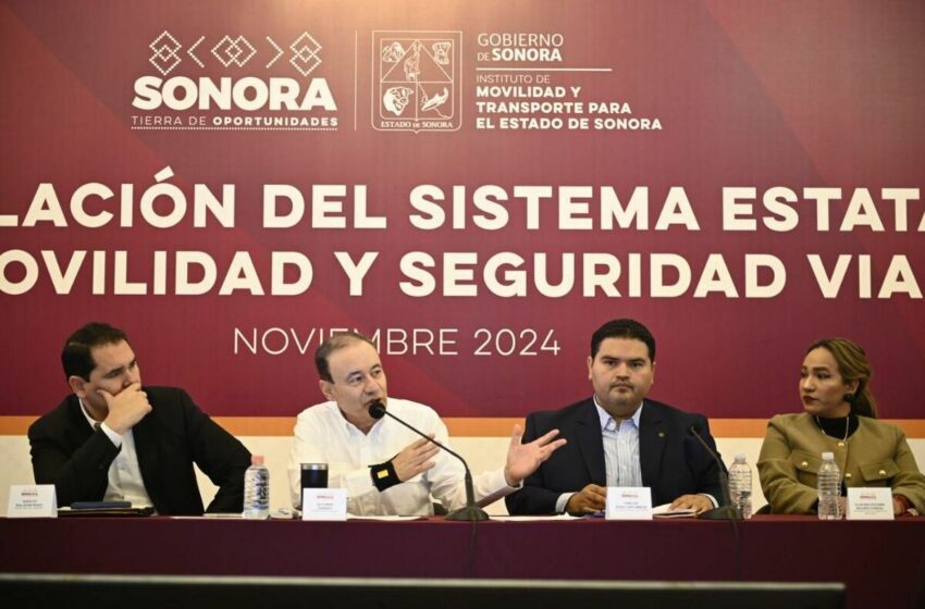  En Sonora, Durazo crea primer modelo estatal para garantizar movilidad segura y eficiente