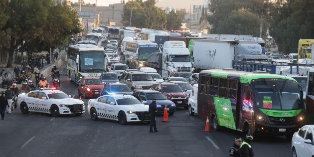  ¿Por qué bloquearon la autopista México-Pachuca?