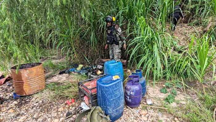  Madre de Dios: incautan equipos y materiales vinculados a la minería ilegal valorizados en …