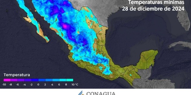  Prevén sábado frío y heladas en ESTOS estados del país