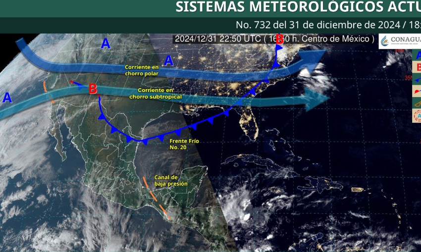  Provocará frente frío 20 bajas temperaturas en al menos 24 entidades – La Jornada