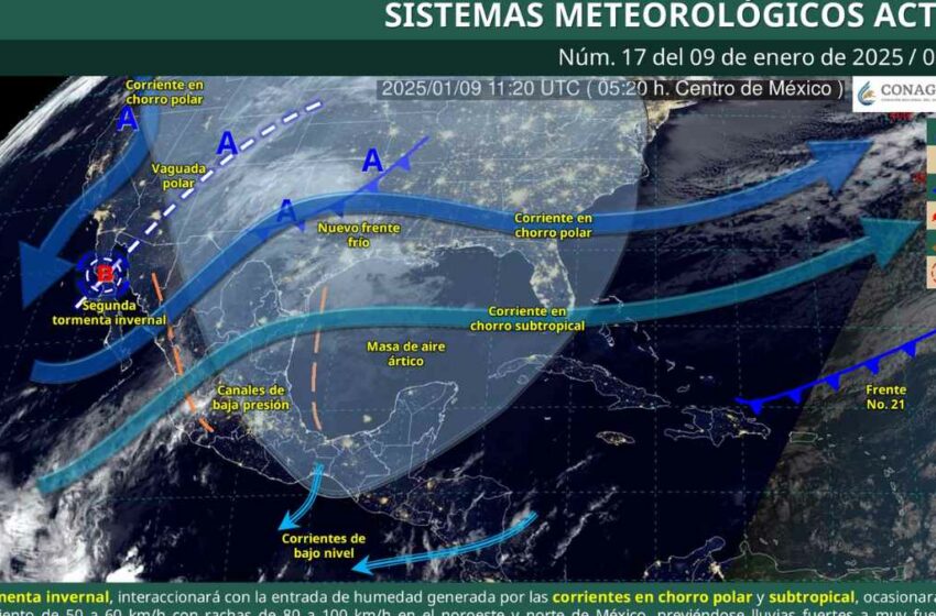  Estados con frío y lluvias fuertes por la segunda tormenta invernal – Vox Populi Noticias