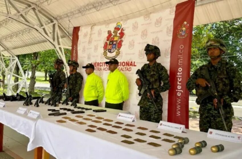  Primer golpe contra el Clan del Golfo en 2025: Ejército desmanteló deposito de armas y …
