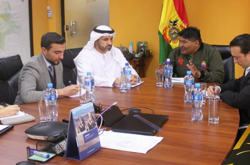  Ministerio de Minería presentó cartera de proyectos a Emiratos Árabes Unidos