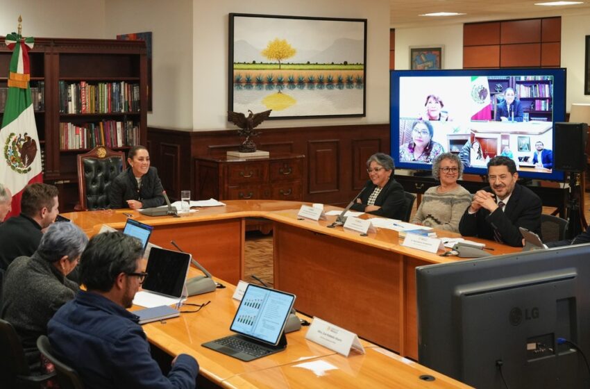  Sheinbaum sostiene reuniones virtuales con gobernadores para revisar avances del IMSS-Bienestar