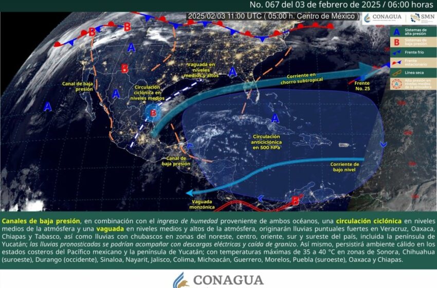  Lluvias y altas temperaturas marcarán la jornada en varias regiones del país – La Chispa