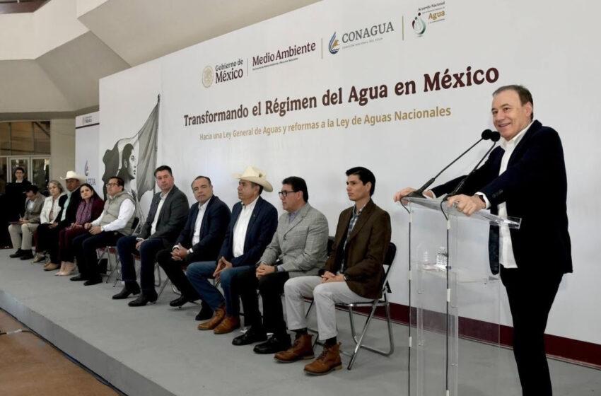  Durazo garantiza abastecimiento de agua para municipios de Sonora