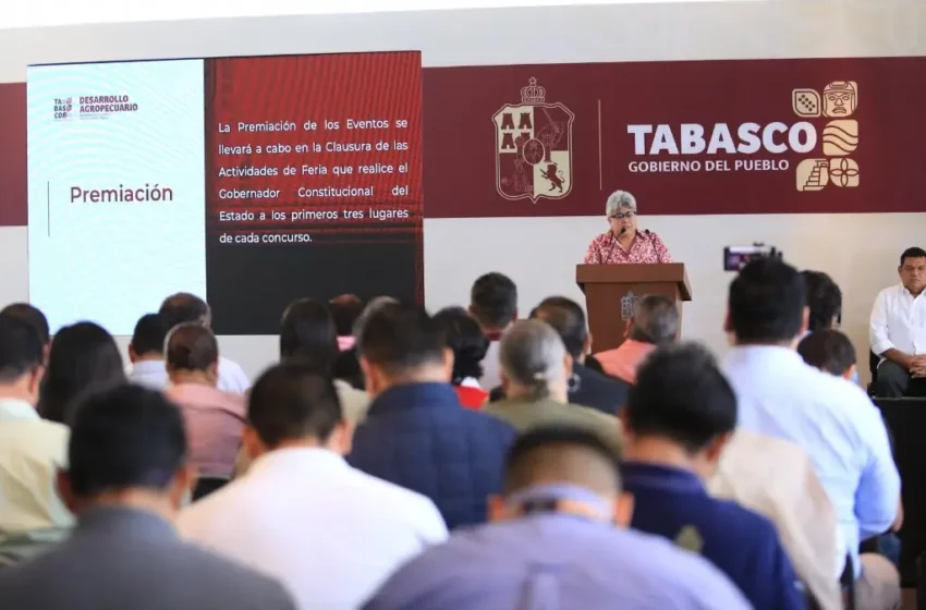  Se premiará a mejores ejemplares de producción agropecuaria y pesca en Feria Tabasco