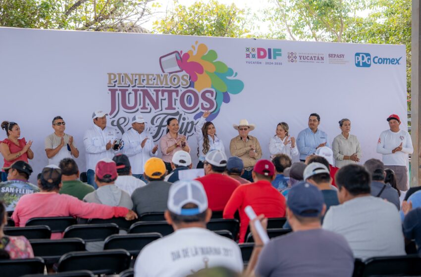  Gobierno de Yucatán lanza el programa ''Pintemos Juntos San Felipe'' – La Jornada Maya