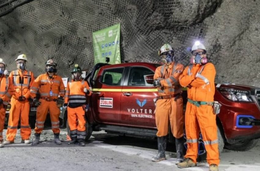  Camioneta eléctrica Voltera R6 4×4 en El Teniente se perfila como el vehículo del futuro en Codelco