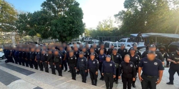  Detienen a 87 policías en Chiapa de Corzo