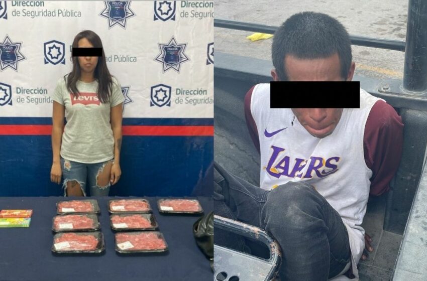  Aseguran a dos por robo a comercio, ambos se apoderaron de alimentos