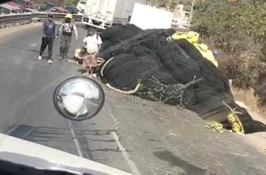  Volcadura de camión con red de pesca genera caos vial en Mazatlán – Entre Veredas