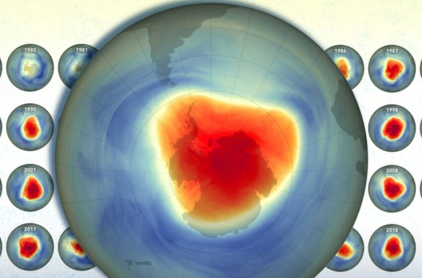  El agujero en la capa de ozono en la Antártida muestra señales claras de recuperación …