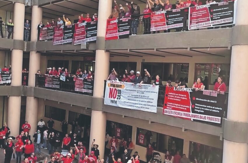  Maestros de la SNTE protestan contra Ley del ISSSTE a nivel nacional – El Universal