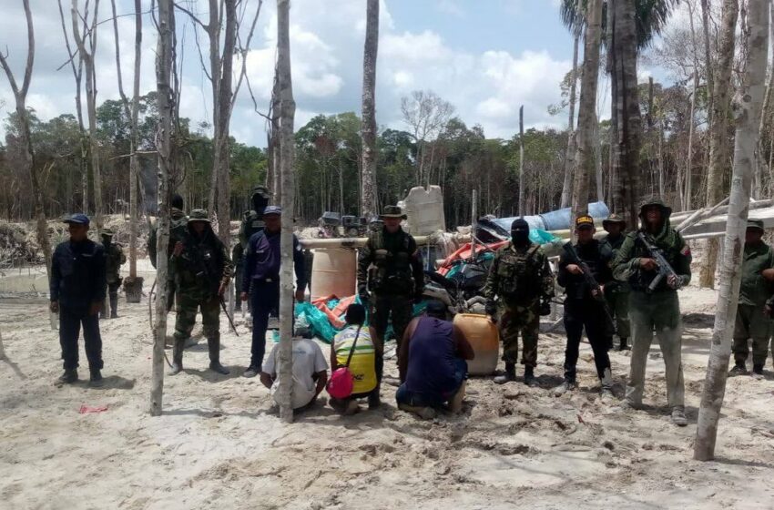  Destruyen campamento de minería ilegal en Amazonas – Primicia