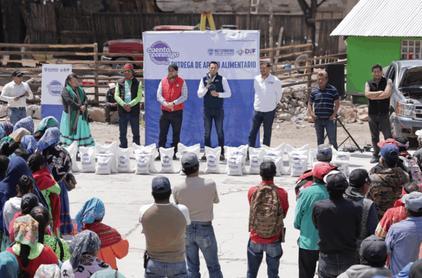 Entregan apoyo alimentario a más de 4 mil familias de Guachochi, Chihuahua – Almomento
