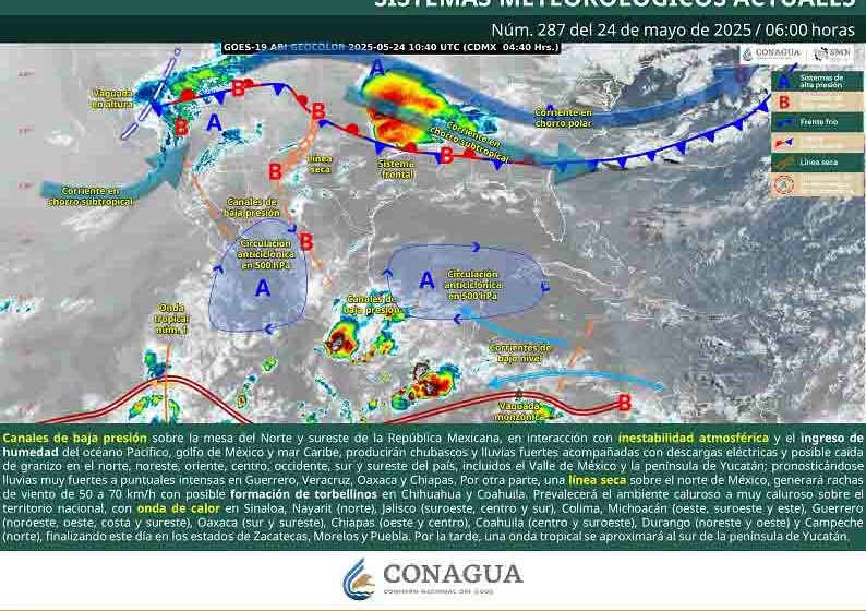 Pronóstico de chubascos con lluvias puntuales fuertes en Michoacán – Esfera Noticias
