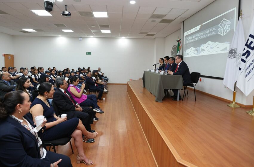 La FGR despliega agentes ministeriales para jornada electoral del Poder Judicial