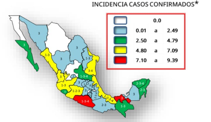 En lo que va del año, en México se han notificado 187 defunciones por probable dengue …