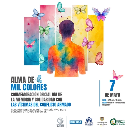 ‘Alma de mil colores’: el Quindío se une por la memoria y las víctimas del conflicto