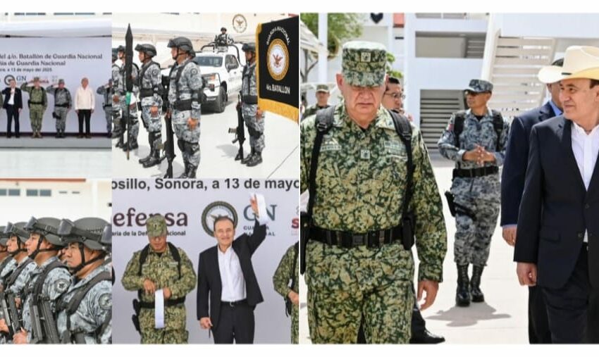 Inauguran Gobernador Durazo y General Trevilla instalaciones de la Guardia Nacional para …