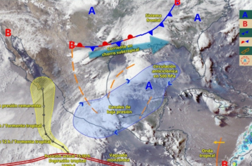 Alvin se convierte en Tormenta Tropical: Baja California Sur y Sinaloa en su trayectoria