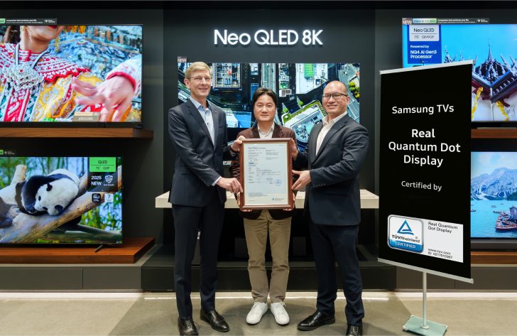 Los televisores QLED de Samsung obtienen la certificación “Real Quantum Dot Display” de TÜV Rheinland