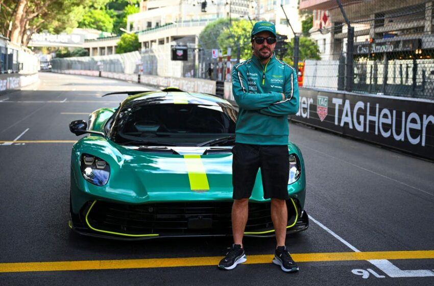 Fernando Alonso estrena el Aston Martin Valhalla: Debut dinámico en el GP de Mónaco