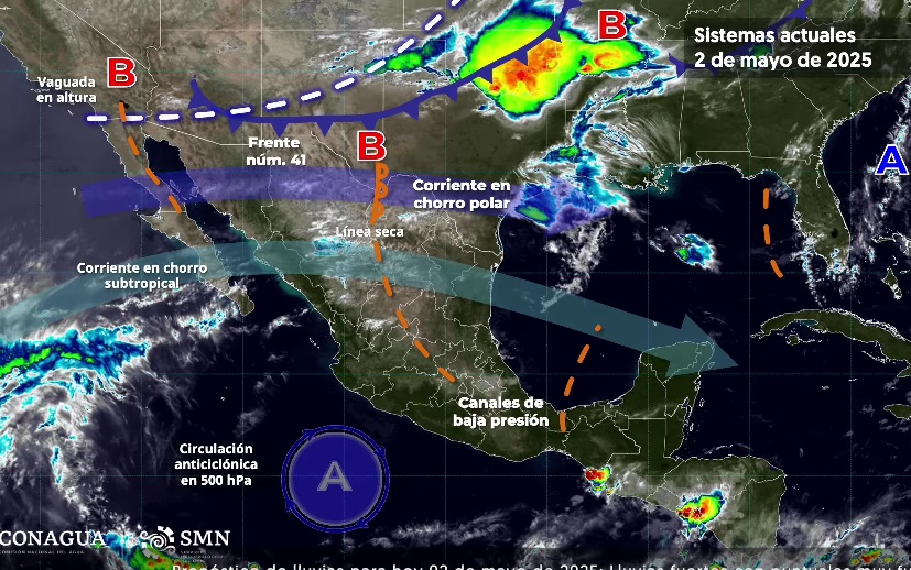 Se esperan lluvias fuertes en zonas de Hidalgo: Conagua
