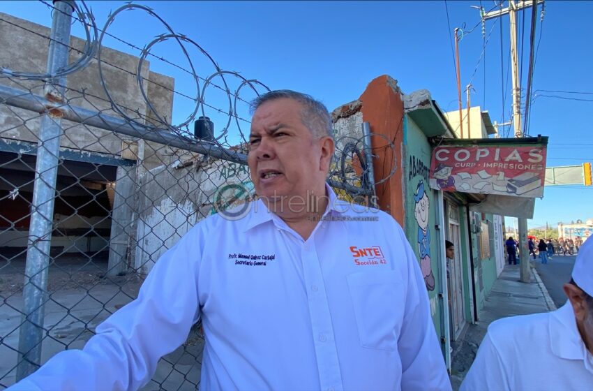 Docentes del SNTE 42 desfilarán por ruta distinta, se separan del contingente principal