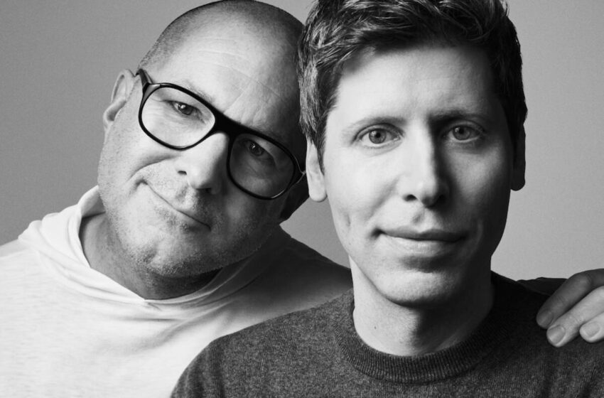 Jonathan Ive y Sam Altman suman fuerzas y presentan su nueva compañía, io, que será parte de OpenAI