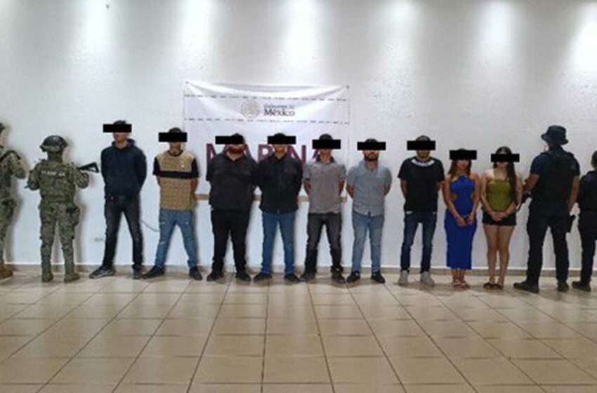 Detienen a 9 personas relacionadas con "Los Salazar" durante operativo en Guaymas, Sonora