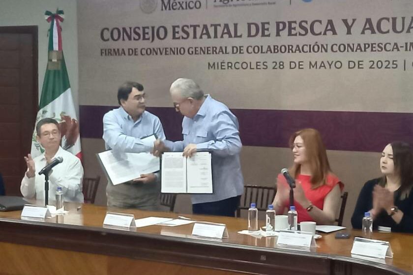 Concreta Gobierno de Sinaloa colaboración con Federación a beneficio de la pesca