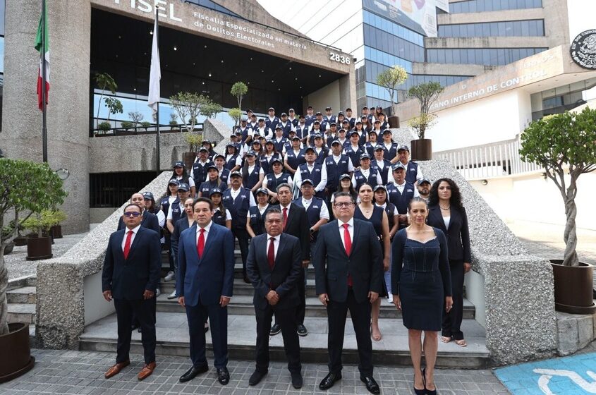 Despliega FGR vigilancia para elección judicial – Plaza de Armas | Querétaro