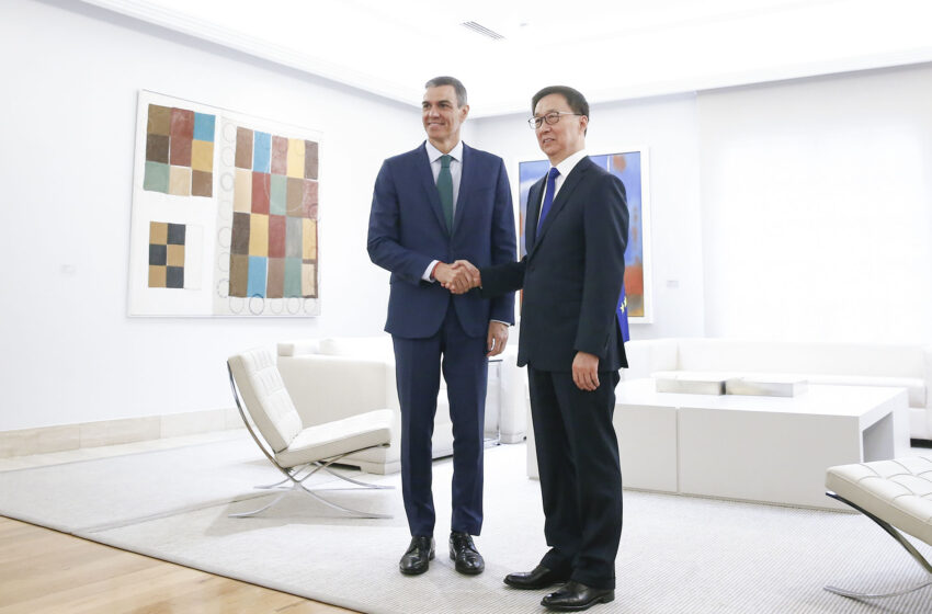 El presidente se reúne con el vicepresidente de la República Popular China, Han Zheng