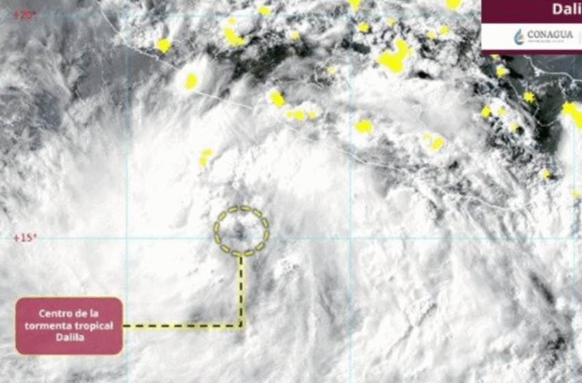 Tormenta tropical Dalila y otros sistemas dejarán lluvias intensas y calor extremo este fin de semana