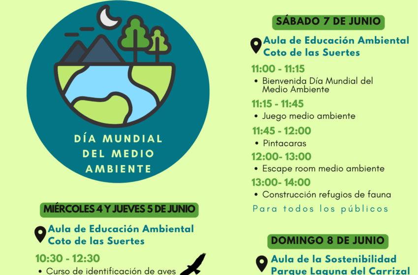  El Ayuntamiento de Collado Villalba celebra la Semana del Medio Ambiente con diversas …