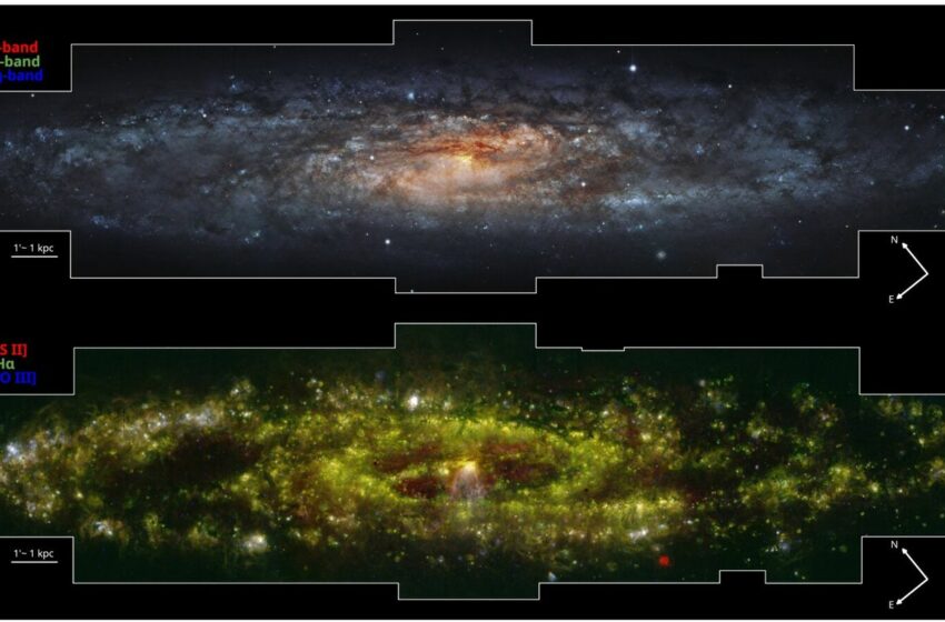 El Escultor: la galaxia más colorista del universo con miles de colores, según los astrónomos