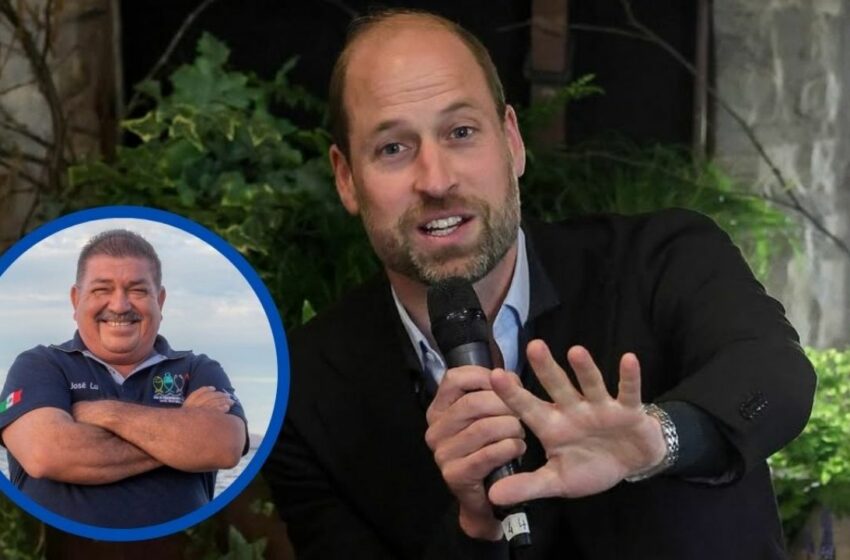 El príncipe Guillermo reconoce al capitán mexicano José Luis Ceseña Calderón por cuidar el mar
