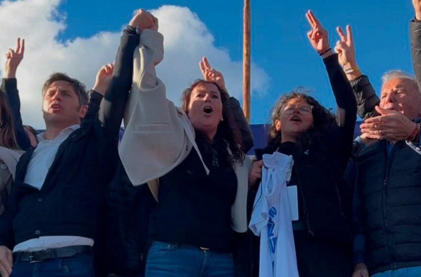 Fabiola Mosquera participó del lanzamiento del Movimiento Derecho al Futuro en el camping de Arana