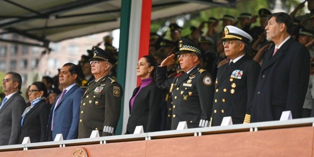 Sheinbaum preside aniversario de la Guardia Nacional