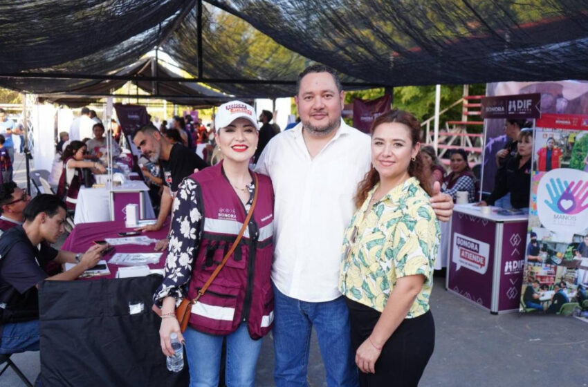 Gobernador lleva servicios gratuitos a la colonia Café Combate con feria “Sonora Atiende”